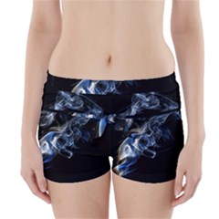 Smoke Flame Dynamic Wave Motion Boyleg Bikini Wrap Bottoms by Sudhe