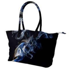 Smoke Flame Dynamic Wave Motion Canvas Shoulder Bag by Sudhe