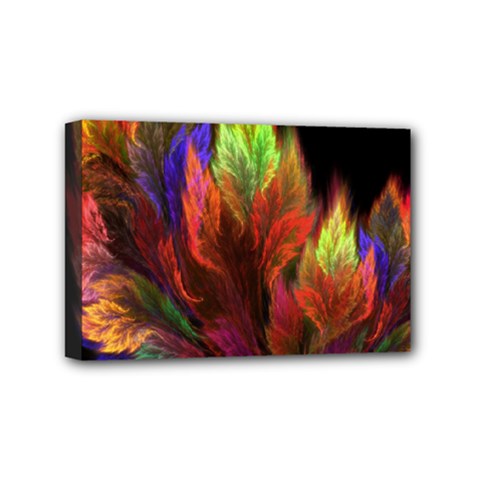 Abstract Digital Art Fractal Mini Canvas 6  X 4  (stretched) by Sudhe