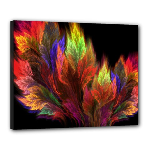 Abstract Digital Art Fractal Canvas 20  X 16  (stretched)