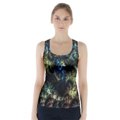 Abstract Digital Art Fractal Racer Back Sports Top by Sudhe