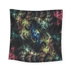 Abstract Digital Art Fractal Square Tapestry (small)