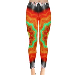Abstract Kaleidoscope Colored Leggings  by Sudhe