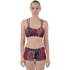 Color Rainbow Abstract Flow Merge Perfect Fit Gym Set by Sudhe