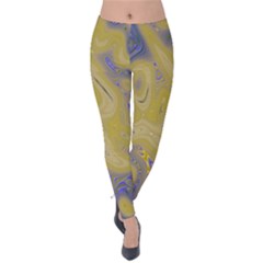 Color Explosion Colorful Background Velvet Leggings by Sudhe