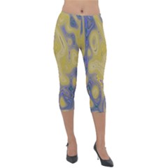 Color Explosion Colorful Background Lightweight Velour Capri Leggings  by Sudhe