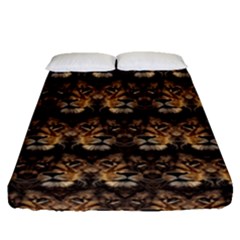 Lion Face Fitted Sheet (Queen Size)