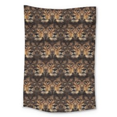 Lion Face Large Tapestry