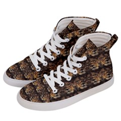 Lion Face Women s Hi-Top Skate Sneakers