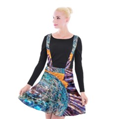 Multi Colored Glass Sphere Glass Suspender Skater Skirt by Sudhe