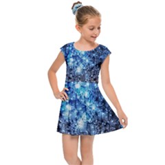 Abstract Fractal Magical Kids  Cap Sleeve Dress by Sudhe