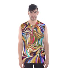 Wallpaper Psychedelic Background Men s Basketball Tank Top by Sudhe