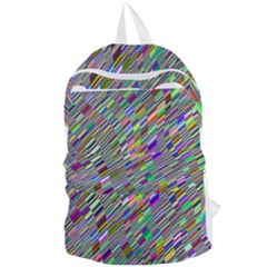 Waves Background Wallpaper Stripes Foldable Lightweight Backpack