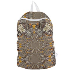 Abstract Digital Geometric Pattern Foldable Lightweight Backpack
