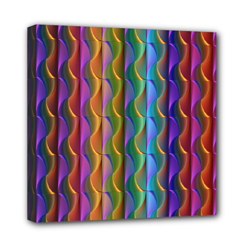 Background Wallpaper Psychedelic Mini Canvas 8  X 8  (stretched) by Sudhe