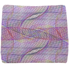 Purple Background Abstract Pattern Seat Cushion by Sudhe