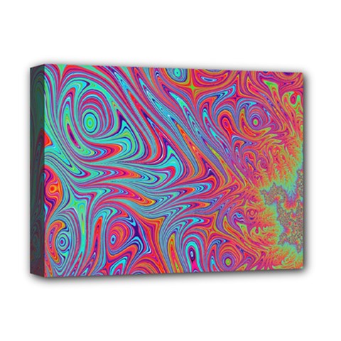 Fractal Bright Fantasy Design Deluxe Canvas 16  X 12  (stretched) 