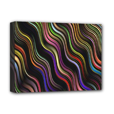 Psychedelic Background Wallpaper Deluxe Canvas 16  X 12  (stretched) 