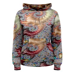 Fractal Artwork Design Pattern Women s Pullover Hoodie