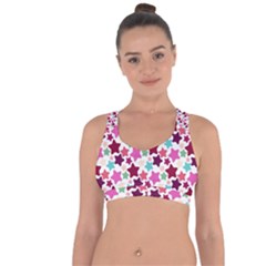 Stars Pattern Cross String Back Sports Bra by Sudhe