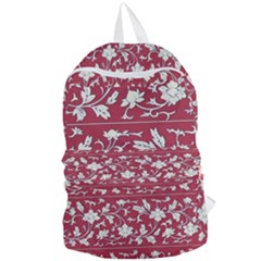 Floral Pattern Background Foldable Lightweight Backpack