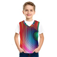 Background Color Colorful Rings Kids  Sportswear by Sudhe