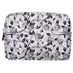 Floral Pattern Background Make Up Pouch (medium) by Sudhe