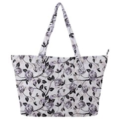 Floral Pattern Background Full Print Shoulder Bag by Sudhe