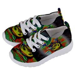 Abstract Transparent Background Kids  Lightweight Sports Shoes by Sudhe