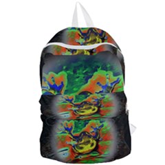 Abstract Transparent Background Foldable Lightweight Backpack