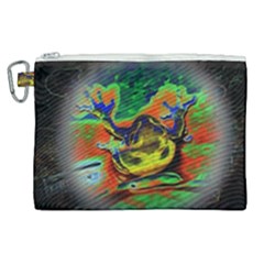 Abstract Transparent Background Canvas Cosmetic Bag (xl) by Sudhe