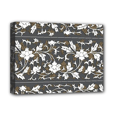 Floral Pattern Background Deluxe Canvas 16  X 12  (stretched) 