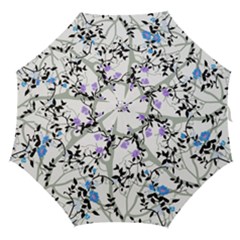 Floral Pattern Background Straight Umbrellas by Sudhe