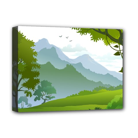 Forest Landscape Photography Illustration Deluxe Canvas 16  X 12  (stretched) 