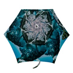 Daylight Forest Glossy Lake Mini Folding Umbrellas by Sudhe