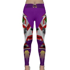 Toy Plane Outer Space Launching Classic Yoga Leggings by Sudhe
