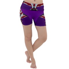 Toy Plane Outer Space Launching Lightweight Velour Yoga Shorts by Sudhe