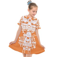 Taiwan Changhua Wikiproject Kids  Short Sleeve Shirt Dress by Sudhe