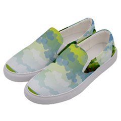 Landscape Nature Natural Sky Men s Canvas Slip Ons by Sudhe