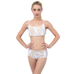 Apollo Design Draw Vector Nib Layered Top Bikini Set by Sudhe