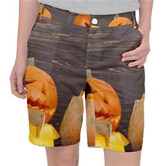 Old Crumpled Pumpkin Pocket Shorts