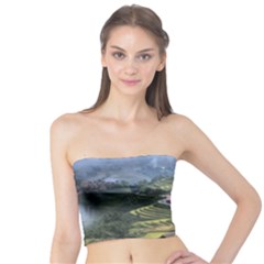 Rock Scenery The H Mong People Home Tube Top by Sudhe