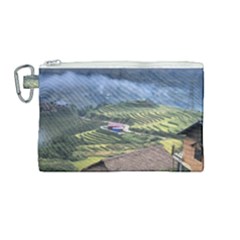 Rock Scenery The H Mong People Home Canvas Cosmetic Bag (medium) by Sudhe