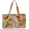 Roses Plate Romantic Blossom Bloom Canvas Work Bag View1