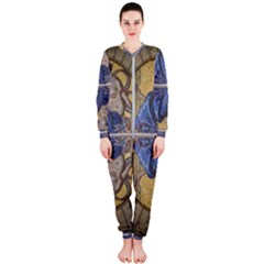 Mosaic Painting Glass Decoration Onepiece Jumpsuit (ladies)  by Sudhe