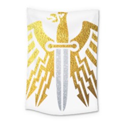 Knife Revenge Emblem Bird Eagle Small Tapestry by Sudhe