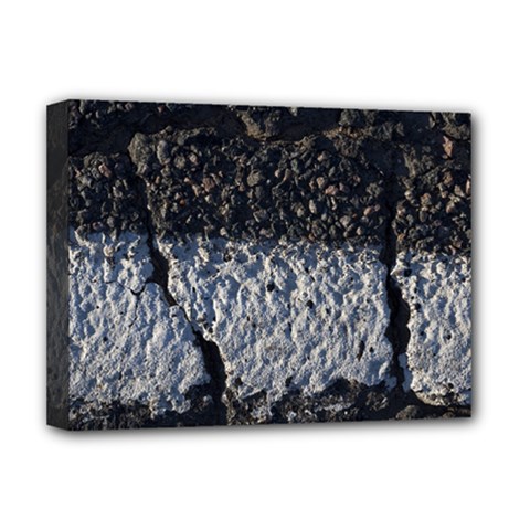 Asphalt Road  Deluxe Canvas 16  X 12  (stretched)  by rsooll