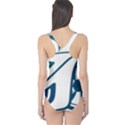 Blue Vector Car One Piece Swimsuit View2