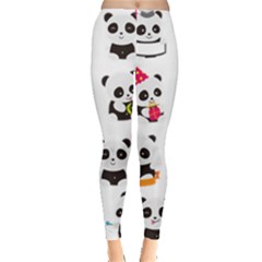 Giant Panda Bear Cuteness Leggings  by Sudhe