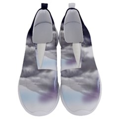 Thunder And Lightning Weather Clouds Painted Cartoon No Lace Lightweight Shoes by Sudhe